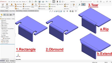 bend relief sheet metal|solidworks sheet metal relief cut.